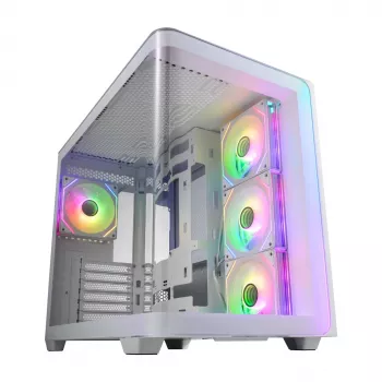 FSP M580-WA Midi Tower korpusas baltas ARGB