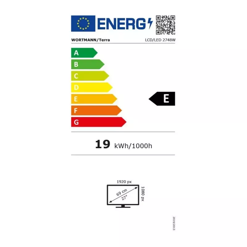 Monitorius TERRA 3030227 27 colių Full HD IPS LED juodas