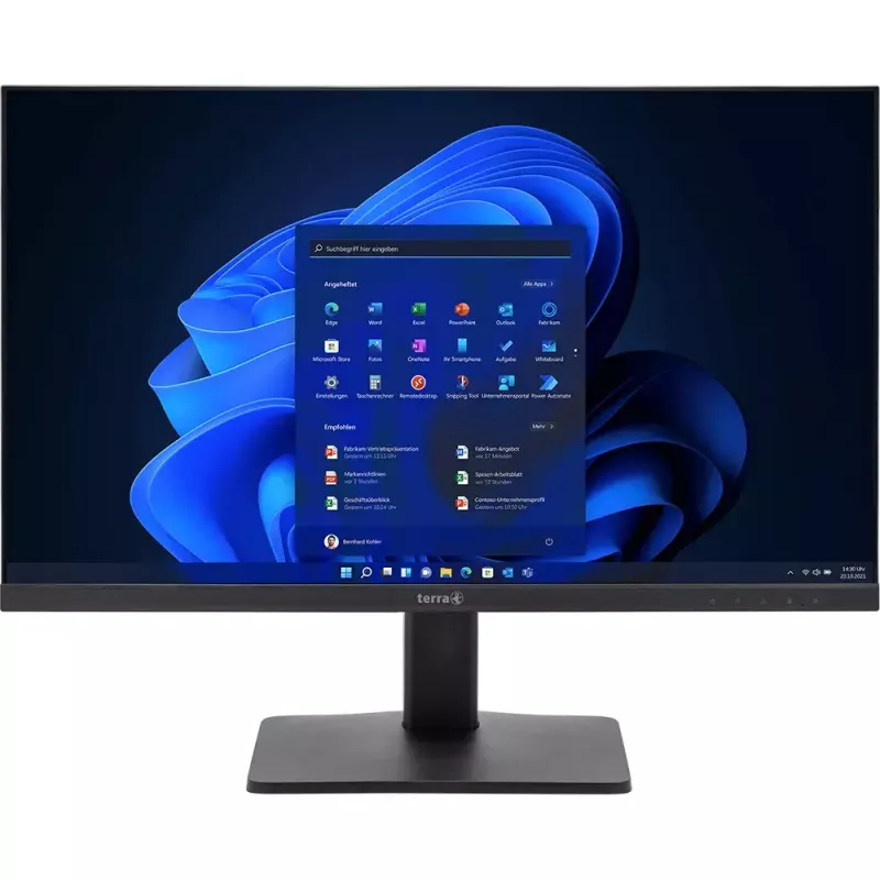 Monitorius TERRA 3030227 27 colių Full HD IPS LED juodas