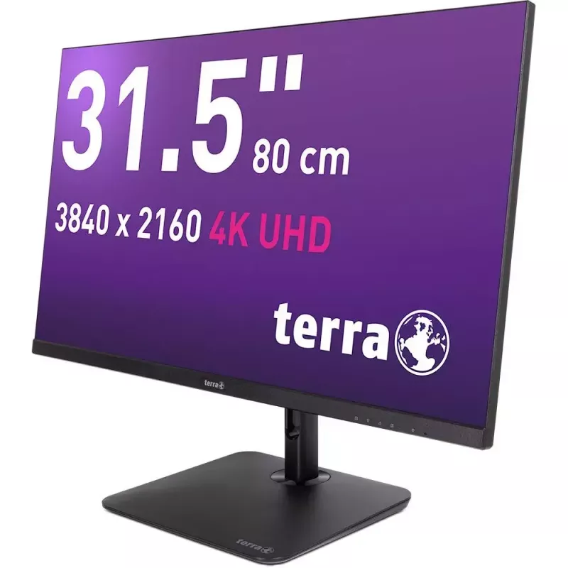 Monitorius TERRA 3030234 80 cm (31,5 colio) 4K Ultra HD LCD IPS juodas