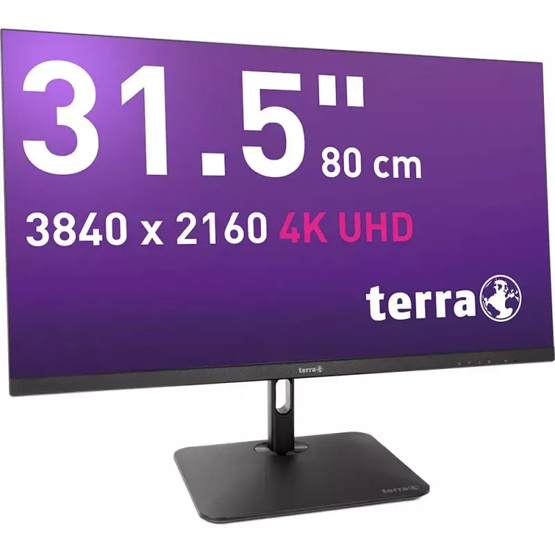 Monitorius TERRA 3030234 80 cm (31,5 colio) 4K Ultra HD LCD IPS juodas