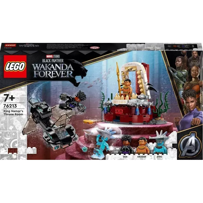 LEGO Super Heroes rinkinys Karaliaus Namoro sostų salė 76213 — statybinis modelis 6378887