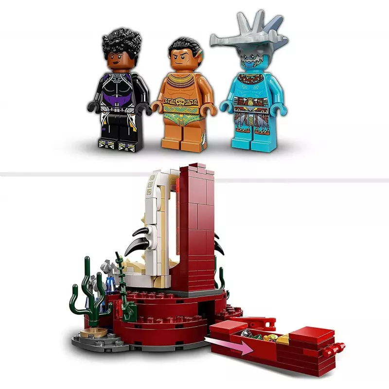 LEGO Super Heroes rinkinys Karaliaus Namoro sostų salė 76213 — statybinis modelis 6378887
