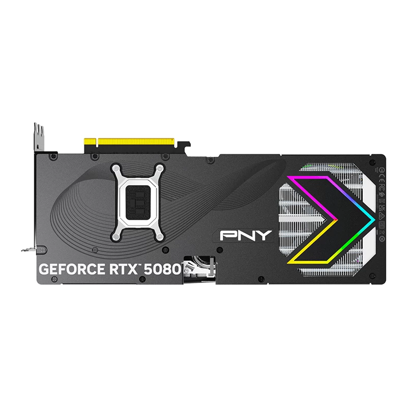PNY GeForce RTX 5080 16GB ARGB Overclocked Triple Fan - 16 GB GDDR7 - DisplayPort 2.1b / HDMI 2.1b