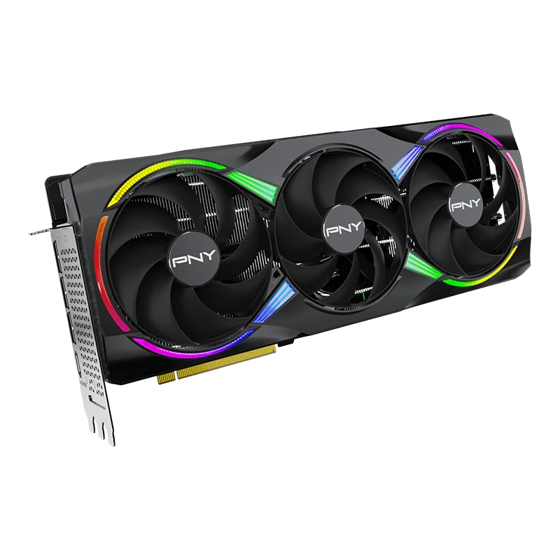 PNY GeForce RTX 5080 16GB ARGB Overclocked Triple Fan - 16 GB GDDR7 - DisplayPort 2.1b / HDMI 2.1b
