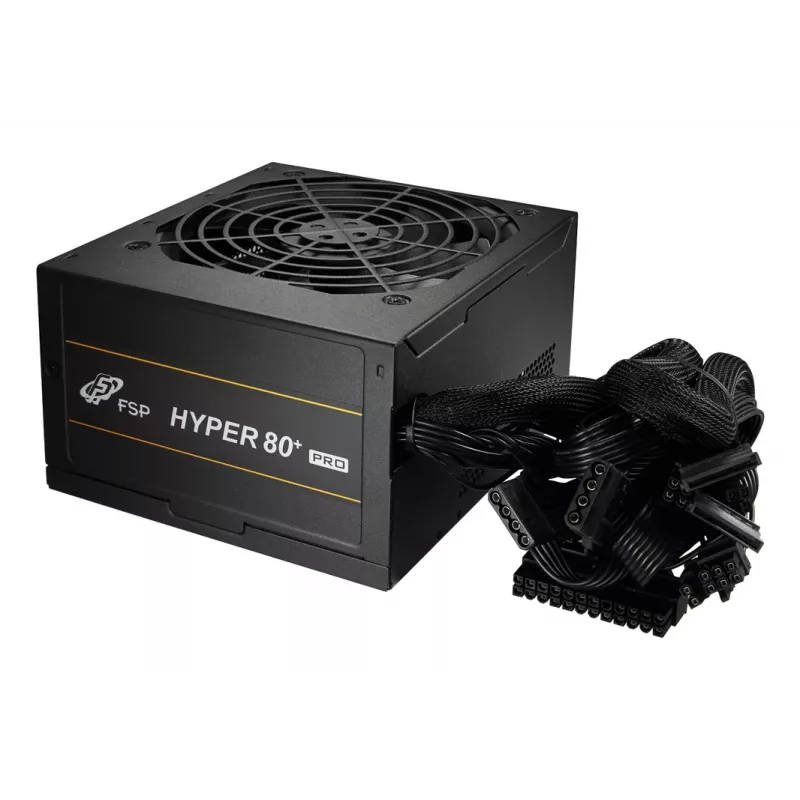 FSP HYPER 80+ PRO 550W maitinimo blokas ATX ATX3.1 Juodas