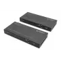 DIGITUS HDBaseT KVM Extender rinkinys. 150 m 4K/60Hz. USB 2.0. PoC. IR. juoda