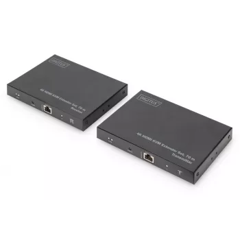 DIGITUS HDMI 2.0 HDMI KVM Extender rinkinys - 70 m USB 1.1, palaiko liečiamąjį ekraną