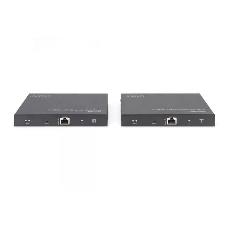 DIGITUS HDMI 2.0 HDMI KVM Extender rinkinys - 70 m USB 1.1, palaiko liečiamąjį ekraną