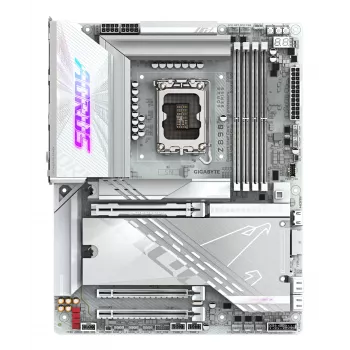 Motininė plokštė GIGABYTE Z890 AORUS PRO ICE — Intel Z890, LGA 1851, ATX, DDR5, 4x DIMM, 4x M.2, 2.5Gb LAN, Wi‑Fi