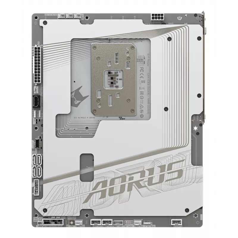 Motininė plokštė GIGABYTE B650E AORUS STEALTH ICE, AMD B650E, lizdas AM5, ATX