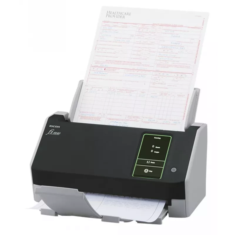 Ricoh fi-8040 ADF + rankinis skaitytuvas 600 x 600 DPI A4 Juoda, Pilka