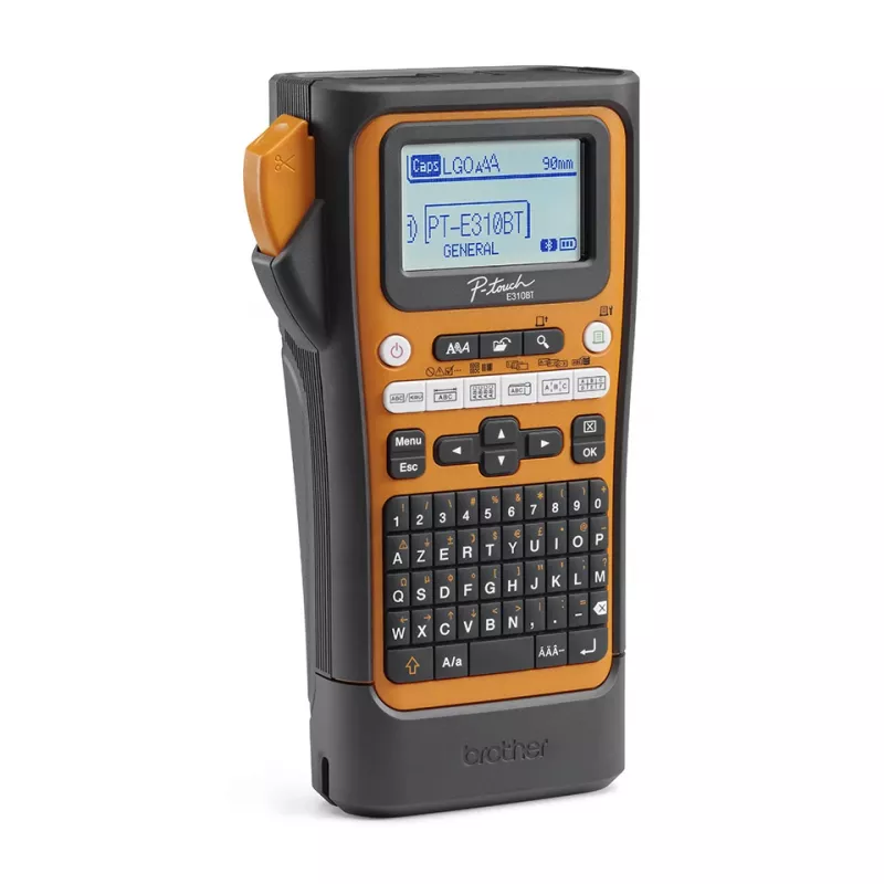 Brother PT-E310BTVP etikečių spausdintuvas, terminis perkėlimas, 180 x 180 DPI, 20 mm/s, laidinis ir belaidis HSE/TZe Bluetooth, QWERTY