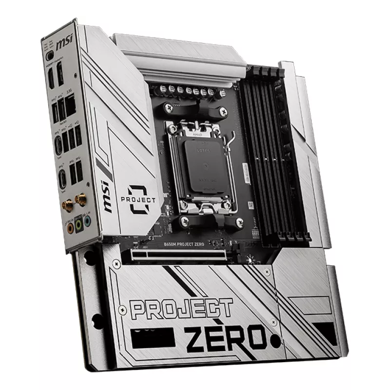MSI B650M PROJECT ZERO pagrindinė plokštė AMD B650 lizdas AM5 micro ATX