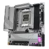GIGABYTE B650M AORUS ELITE AX ICE pagrindinė plokštė – AMD Ryzen 9000 serijos CPU, 12+2+2 fazių VRM, iki 8000MHz DDR5 (OC), 1xPCIe 5.0 + 1xPCIe 4.0 M.2, 2.5GbE LAN, WiFi 6E, USB 3.2 Gen 2x2
