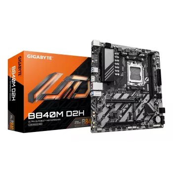 Motininė plokštė GIGABYTE B840M D2H, AMD Ryzen 9000, Socket AM5, Micro ATX