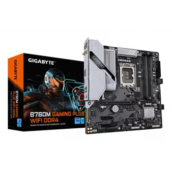 Pagrindinė plokštė GIGABYTE B760M GAMING PLUS WIFI DDR4