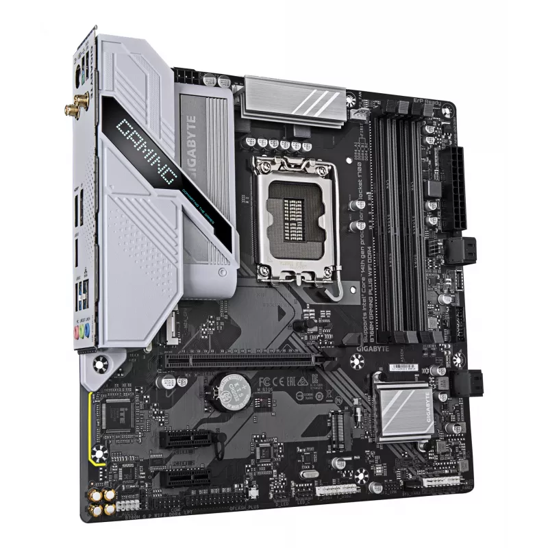 Pagrindinė plokštė GIGABYTE B760M GAMING PLUS WIFI DDR4