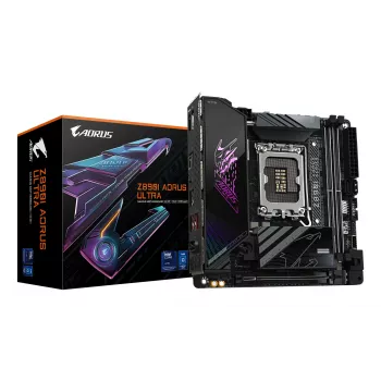 Motininė plokštė GIGABYTE Z890I AORUS ULTRA, Intel mikroschemų rinkinys, LGA 1851, mini ITX