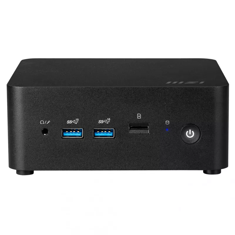 Mini kompiuteris MSI Cubi NUC 1MG-024XDE Intel Core 3 100U 8 GB DDR5 256 GB SSD juodas