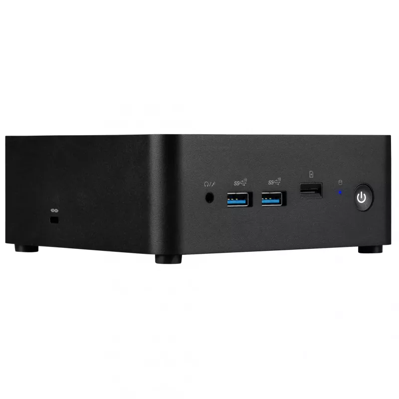 Mini kompiuteris MSI Cubi NUC 1MG-024XDE Intel Core 3 100U 8 GB DDR5 256 GB SSD juodas