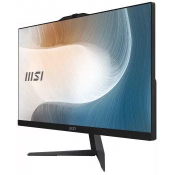 MSI Modern AM242P 1M-1204DE Intel Core 3 100U 60,5 cm (23,8 colio) 1920 x 1080 pikselių Viskas-viename kompiuteris 16 GB DDR5-SDRAM 256 GB SSD Windows 11 Pro Wi-Fi 6E (802.11ax) Juodas