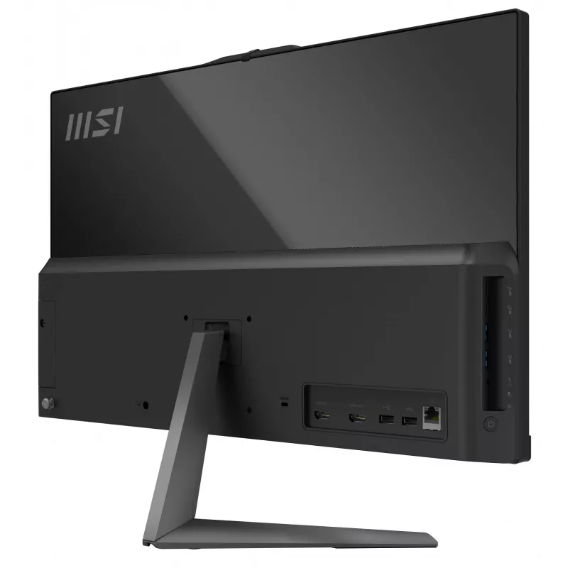 MSI Modern AM242P 1M-1204DE Intel Core 3 100U 60,5 cm (23,8 colio) 1920 x 1080 pikselių Viskas-viename kompiuteris 16 GB DDR5-SDRAM 256 GB SSD Windows 11 Pro Wi-Fi 6E (802.11ax) Juodas
