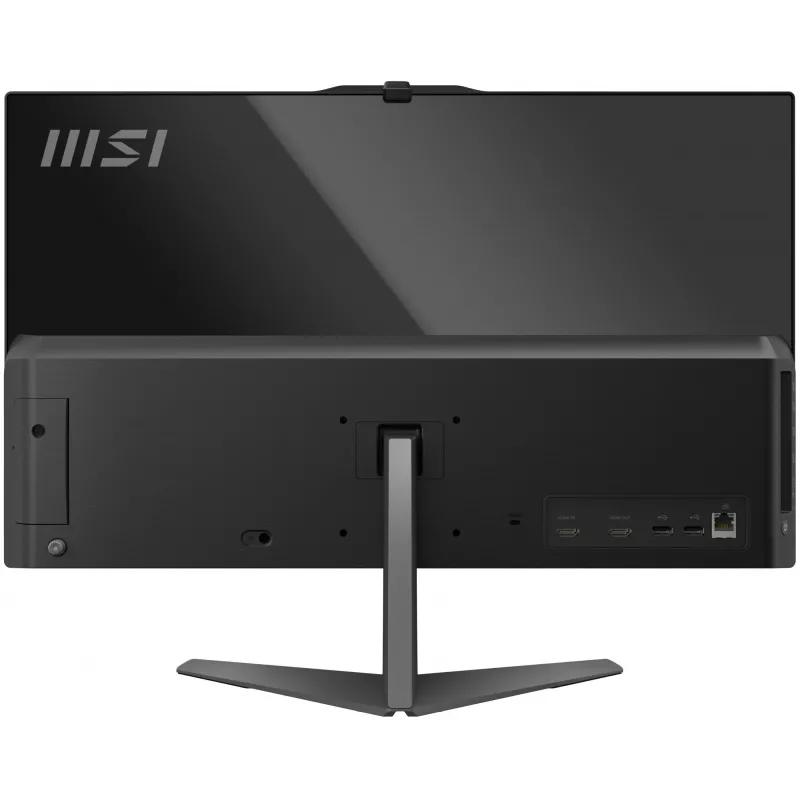 MSI Modern AM242P 1M-1204DE Intel Core 3 100U 60,5 cm (23,8 colio) 1920 x 1080 pikselių Viskas-viename kompiuteris 16 GB DDR5-SDRAM 256 GB SSD Windows 11 Pro Wi-Fi 6E (802.11ax) Juodas