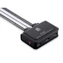 LevelOne 2 prievadų USB HDMI KVM jungiklis, 1920 x 1200 pikselių, juoda, pilka