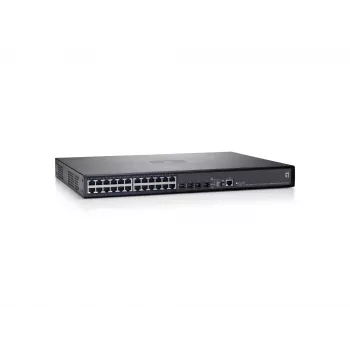 LevelOne GEL-2691 26 prievadų valdomas L3 gigabitinio eterneto tinklo jungiklis su 4 SFP/RJ45 kombinuotais prievadais ir 2 lizdais 10 gigabitų moduliams