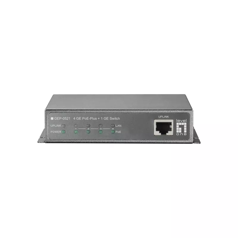 Nevaldomas jungiklis LevelOne 5 prievadų Gigabit PoE jungiklis