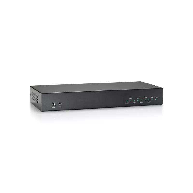 LevelOne HDMI siųstuvas per Cat.5, HDBaseT, 100m, 4 kanalų išėjimai, 802.3af PoE