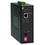 LevelOne IEC-2000 Gigabit pramoninis medijos keitiklis RJ45 į SFP, -40°C iki 75°C