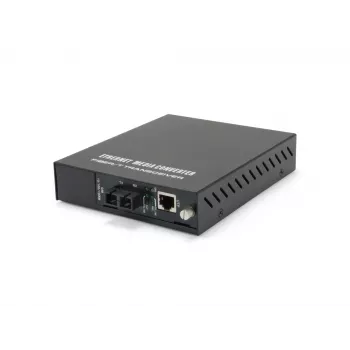 LevelOne GVM-1220 valdomas gigabitinis medijos keitiklis RJ45 į SC, vienmodis šviesolaidis, 20 km
