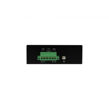 LevelOne IFP-0801 Pramoninis 8 prievadų Fast Ethernet PoE jungiklis, 4 PoE išėjimai, 802.3at/af PoE, 126 W, -40 °C iki 75 °C