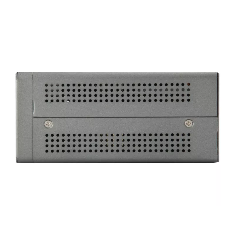 LevelOne IGP-1271 TURING pramoninis L3 Lite valdomas Gigabit PoE+ komutatorius, 12 prievadų (8 x PoE+, 4 x SFP), 240 W, DIN bėgelis, DC