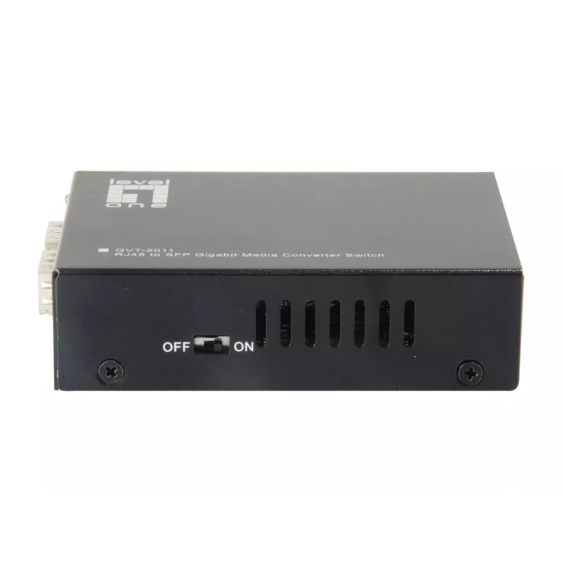 LevelOne GVT-2011 Gigabitinis medijos keitiklis jungiklis, 2 x SFP, 1 x RJ45