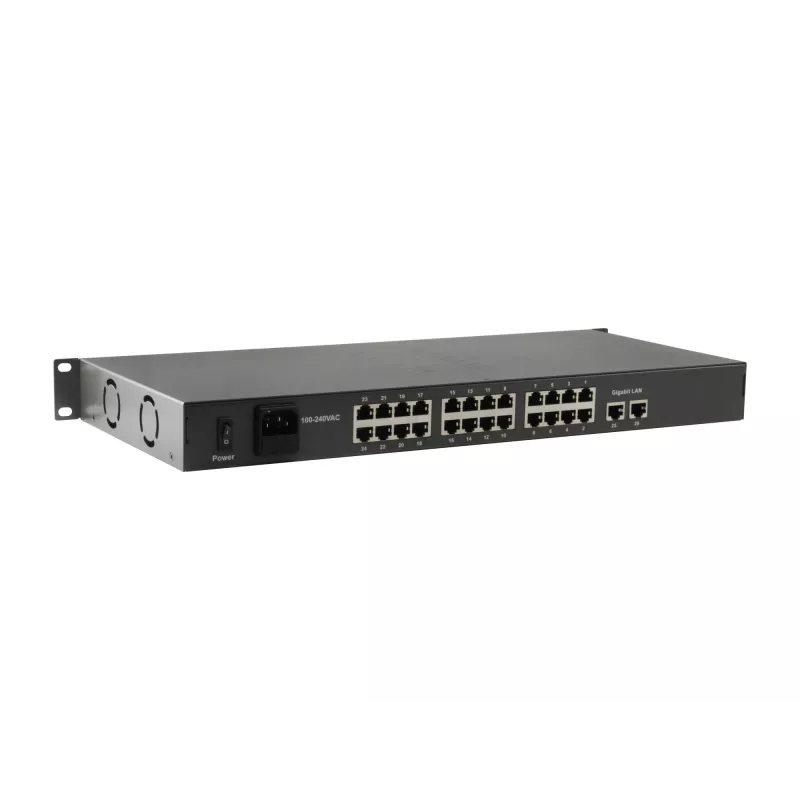 Nevaldomas jungiklis LevelOne FGP-2601W150 26 prievadų Fast Ethernet PoE
