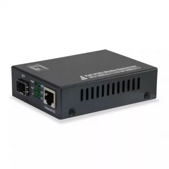 LevelOne GVT-2012 Gigabit medijos keitiklis RJ45 į SFP, PoE PSE