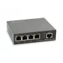 LevelOne GEP-0523 5 prievadų Gigabit PoE jungiklis, 802.3at/af PoE, 4 PoE išėjimai, 60W