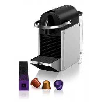 De’Longhi Pixie EN127.S kavos aparatas kapsulinis, 1 L, 1260 W, juodai pilkai sidabrinis