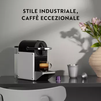 De’Longhi Pixie EN127.S kavos aparatas kapsulinis, 1 L, 1260 W, juodai pilkai sidabrinis