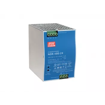 Maitinimo šaltinis LevelOne 24V DC pramoninis POW-2462 480W DIN bėgis -20 iki +70 °C