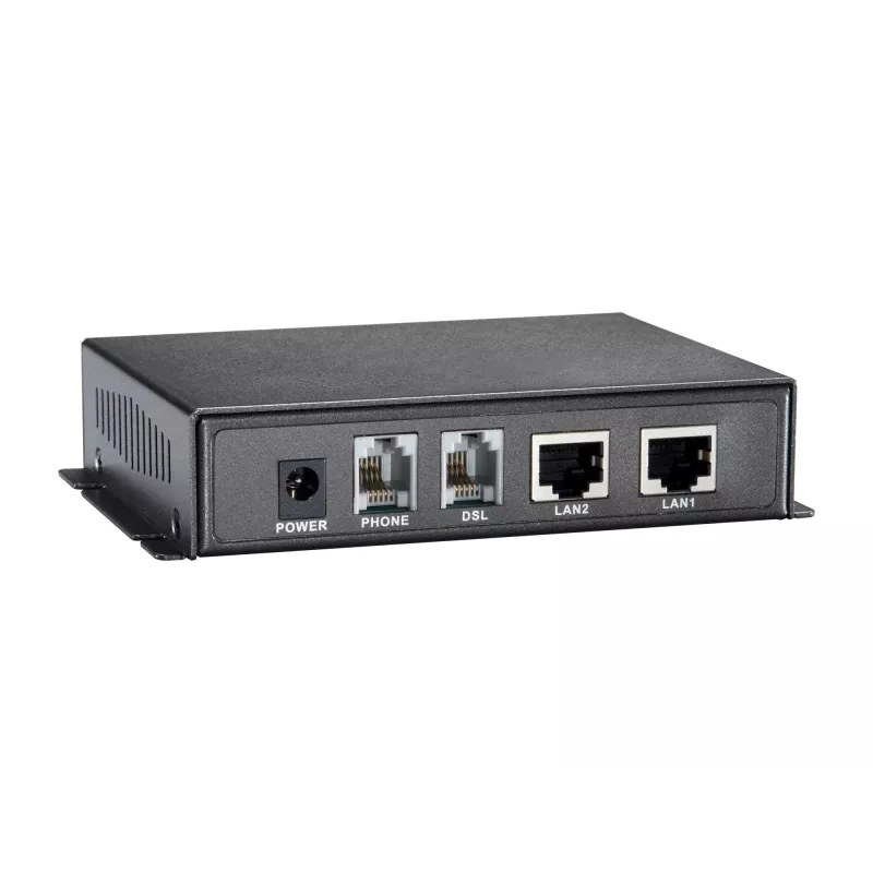Tinklo medijos keitiklis LevelOne VDS-1201 100 Mbit/s juodas