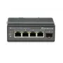 Tinklo jungiklis LevelOne IGU-0501 Gigabit Ethernet PoE juodas