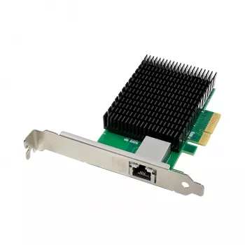 LevelOne GNC-0210 10 Gigabit PCIe x4 tinklo plokštė, 1 x RJ45, vidinė, laidinė, PCI Express, Ethernet, 10000 Mbit/s, žalia