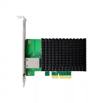 LevelOne GNC-0210 10 Gigabit PCIe x4 tinklo plokštė, 1 x RJ45, vidinė, laidinė, PCI Express, Ethernet, 10000 Mbit/s, žalia