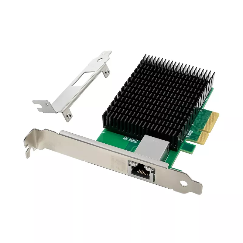 LevelOne GNC-0210 10 Gigabit PCIe x4 tinklo plokštė, 1 x RJ45, vidinė, laidinė, PCI Express, Ethernet, 10000 Mbit/s, žalia