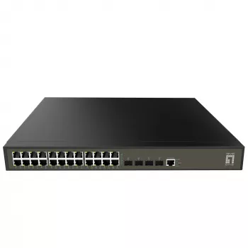 LevelOne GEL-2871 tinklo jungiklis Valdomas L2+ Gigabit Ethernet (10/100/1000) 1U Juoda