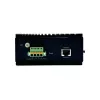 LevelOne IGU-1071 10 prievadų L2 Plus valdomas pramoninis gigabitinis jungiklis, 8x 1GbE RJ45, 2x 1/2.5GbE SFP, DIN bėgelis, -40°C iki 75°C